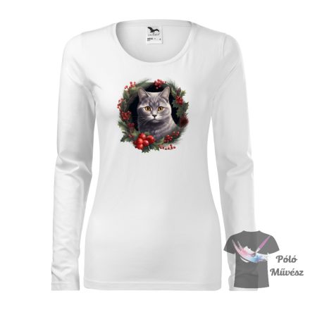 Christmas Cat T-shirt 