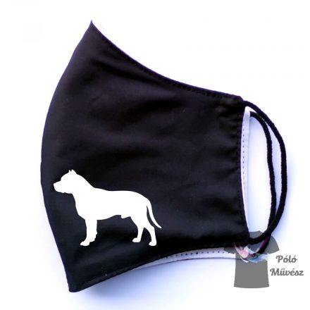 American Staffordshire Terrier face mask, dog mask