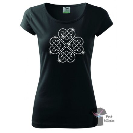 Irish rhinestone T-shirt