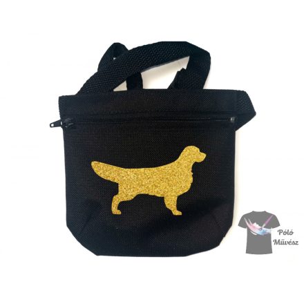 Golden Retriever Dog Treat bag with adjustable belt