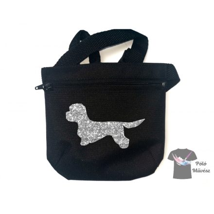 Dandie Dinmont Terrier Dog Treat bag with adjustable belt