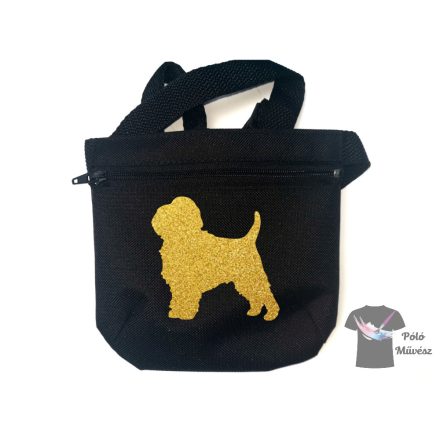 Affenpinscher Dog Treat bag with adjustable belt