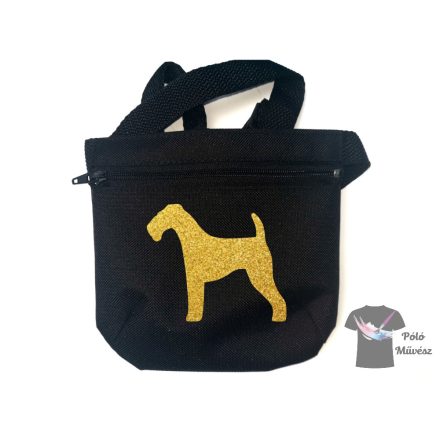 Airedale Terrier Dog Treat bag with adjustable belt