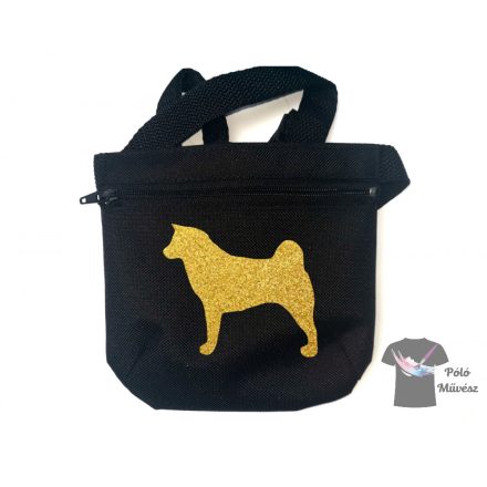 Akita Dog Treat bag with adjustable belt