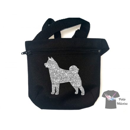 Akita Dog Treat bag with adjustable belt