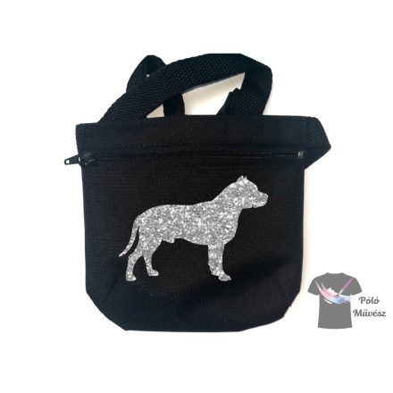 American Staffordshire Terrier Dog Treat bag with adjustable belt