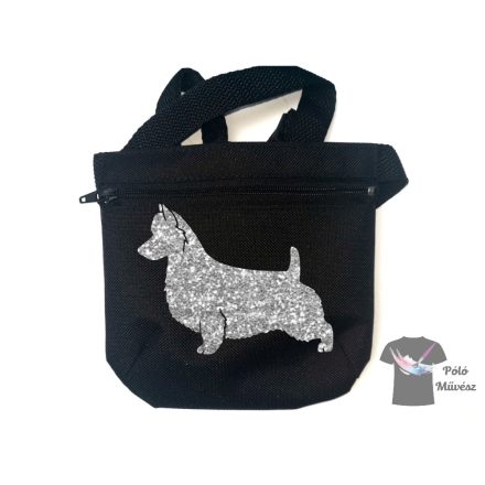Australian Terrier Dog Treat bag with adjustable belt