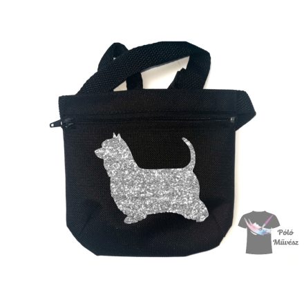 Australian Silky Terrier Dog Treat bag with adjustable belt