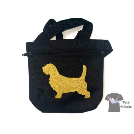 Basset Griffon Vendeen Dog Treat bag with adjustable belt