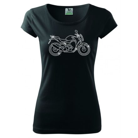 Honda CB 500 motorbike rhinestone T-shirt