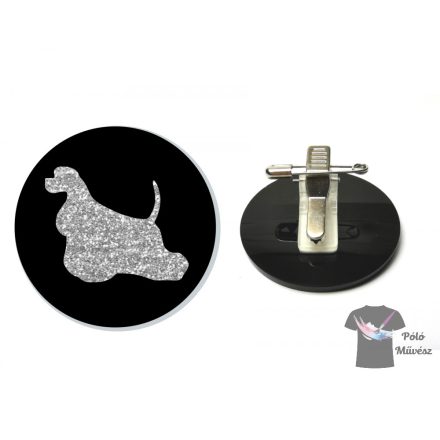 American Cocker Spaniel Ring Number Clip