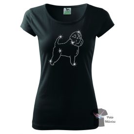 Affenpinscher rhinestone T-shirt,  Affen Crystal Shirt