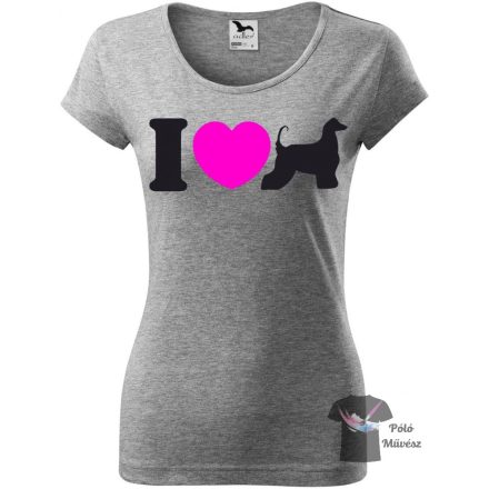I love Afghan Hound T-shirt / Hoodie
