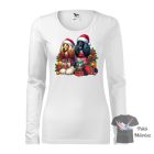 Christmas Afghan Hound T-shirt 