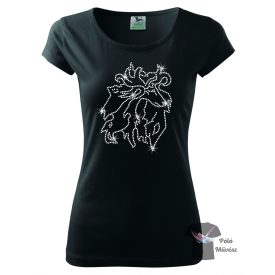 Afghan Hound Rhinestone T-shirt - Afghan Hound Crystal Shirt