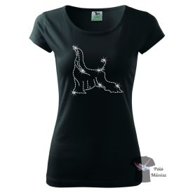 Afghan Hound Rhinestone T-shirt - Afghan Hound Crystal Shirt