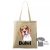 Beagle shopping bag with custom name