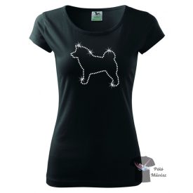Akita Rhinestone T-shirt - Akita Crystal Shirt