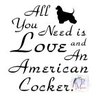 American Cocker Spaniel T-shirt - American Cocker Spaniel Shirt / Hoodie