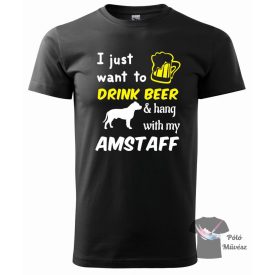   American Staffordshire Terrier T-shirt - Amstaff Shirt / Hoodie