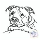American Staffordshire Terrier T-shirt - Amstaff Shirt / Hoodie