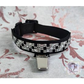 Ringnumber holder armband with rhinestones