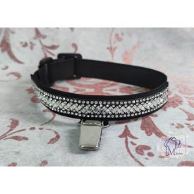 Ringnumber holder armband with rhinestones