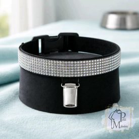 Ringnumber holder armband with rhinestones