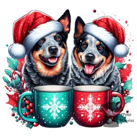   Christmas Australian Cattle Dog T-shirt - Australian Cattle Dog Shirt