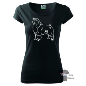   Australian Shepherd  Rhinestone T-shirt - Aussie Crystal Shirt