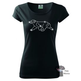   Australian Shepherd  Rhinestone T-shirt - Aussie Crystal Shirt