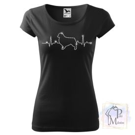   Australian Shepherd  Rhinestone T-shirt - Aussie Crystal Shirt