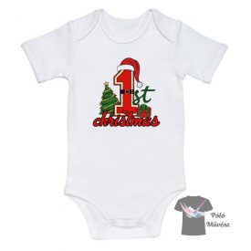 First Christmas baby bodysuit