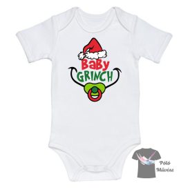 Baby Grinch baby bodysuit