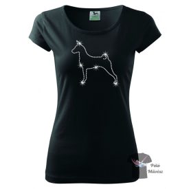 Basenji Rhinestone T-shirt - Basenji Crystal Shirt
