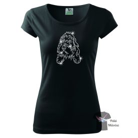   Basset Griffon Vendeen Rhinestone T-shirt - Basset Griffon Vendeen Crystal Shirt