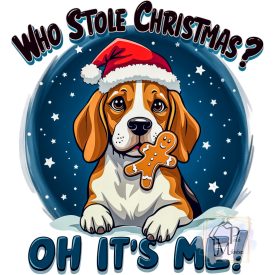 Christmas Beagle T-shirt - Beagle Shirt