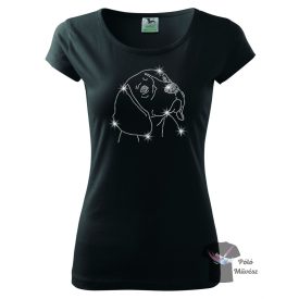 Beagle Rhinestone T-shirt - Beagle Crystal Shirt