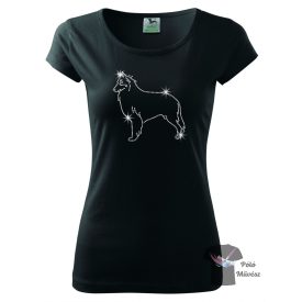 Belgian Shepherd Rhinestone T-shirt - Tervuren Crystal Shirt