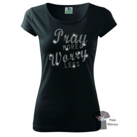 Religion rhinestone T-shirt