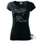 Religion rhinestone T-shirt