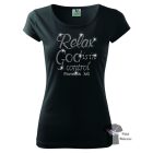 Religion rhinestone T-shirt