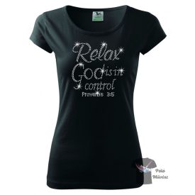 Religion rhinestone T-shirt
