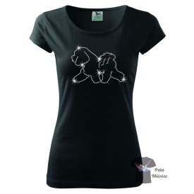 Bichon Frise Rhinestone T-shirt - Bichon Frise Crystal Shirt