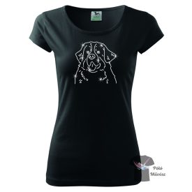   Bernese Mountain Dog Rhinestone T-shirt - Bernese Mountain Dog Crystal Shirt