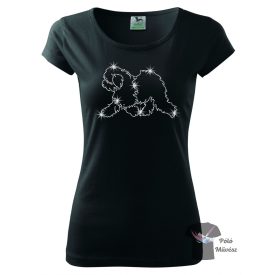   Bobtail Rhinestone T-shirt - Old English Sheepdog Crystal Shirt