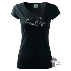   Border Collie Rhinestone T-shirt - Border Collie Crystal Shirt