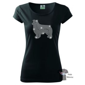   Border Collie Rhinestone T-shirt - Border Collie Crystal Shirt