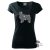 Border Collie Rhinestone T-shirt - Border Collie Crystal Shirt