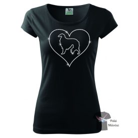 Borzoi Rhinestone T-shirt - Borzoi Crystal Shirt